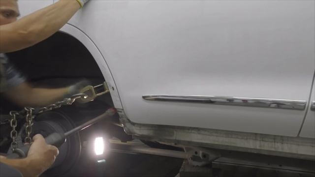 Лэнд Крузер, начинаем с малого. Body repair after an accident. смотреть онлайн