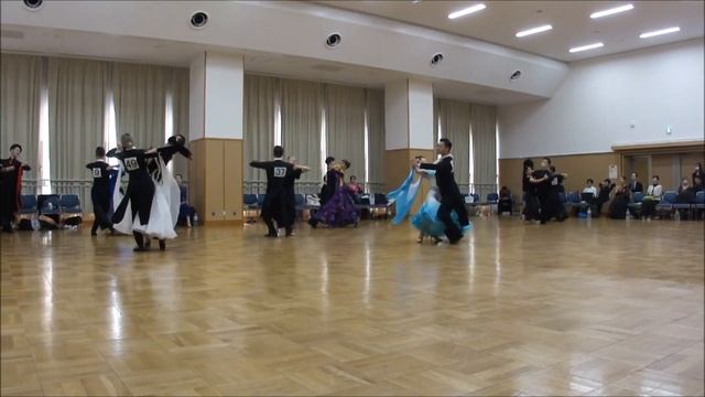 社交ダンス スローフォックストロット 決勝 第25回ヤングサークル10ダンス選手権 サークル草の根10ダンス競技会 смотреть онлайн