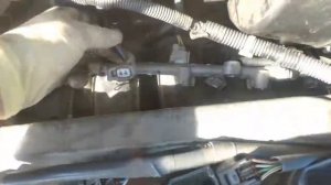 Демонтаж форсунок Тойота Кемри 2.4L How to replace fuel injectors Toyota Camry 2.4 Engine