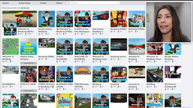 Playing Bloxburg For FREE?!! * FAKE BLOXBURG Games* - Roblox смотреть онлайн