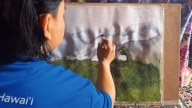 How to draw a Landcape Painting. Painting Swayambhunath Temple. смотреть онлайн