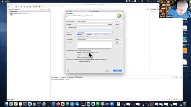 Your 1st Java class using Eclipse IDE смотреть онлайн