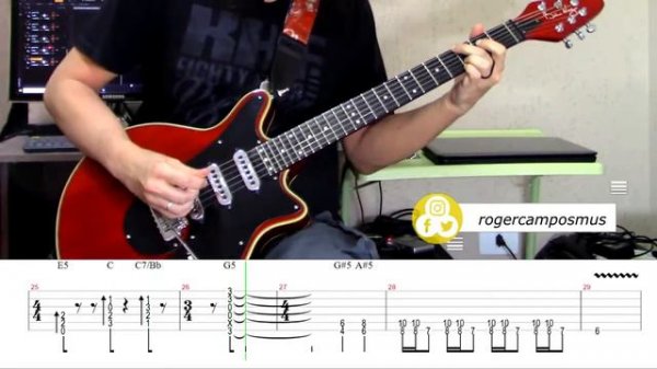 Play the Game Queen Cover GUITAR TABS Video