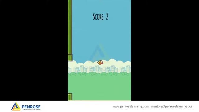 Flappy Bird Game using PyGame Zero | Python | Penrose Learning смотреть онлайн