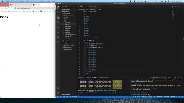 How to Make a Piano with Tone.js! смотреть онлайн