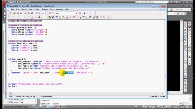 AutoLISP I - 08 - Repetições e Posicionamento смотреть онлайн