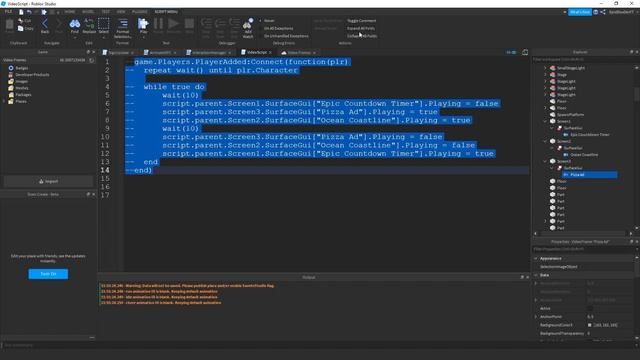 Roblox Studio Video Frame Tutorial (NEW) + Script for Multiple Videos in your game!!! смотреть онлайн