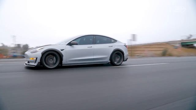 New Wide Body Tesla Model 3 смотреть онлайн