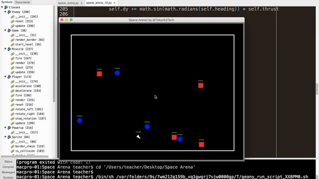 Ultimate Python Turtle Graphics Tutorial: Space Arena 12 (Player/Enemy Collisions) смотреть онлайн