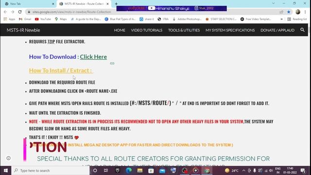 ALL FREEWARE INDIAN ROUTES DOWNLOAD LINK||Guide Hindi||Indian Train Simulator||MSTS Open Rails смотреть онлайн