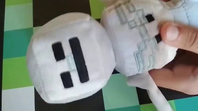 Обзор мягкой игрушки Minecraft скелет смотреть онлайн