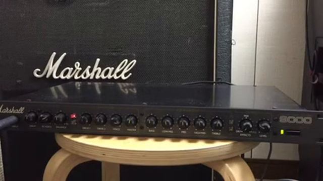 Marshall Valve pre amp 9001 BASS TEST смотреть онлайн