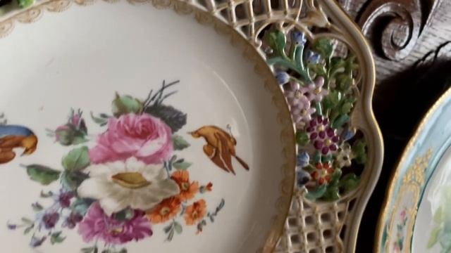 Мои новинки немецкого фарфора, розовый набор и праздник кружева в фарфоре. смотреть онлайн