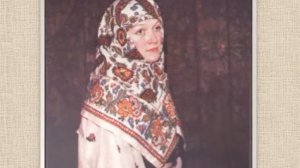 История русского платка.