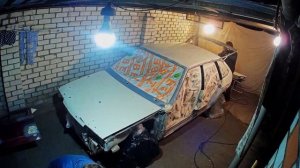 Старенькая девяточка будет снежком! Покраска ВАЗ 2109