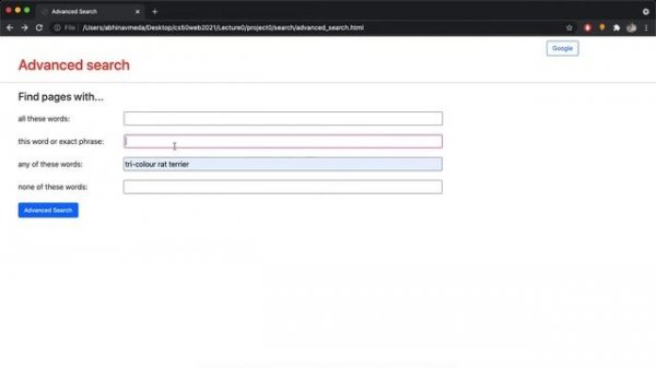 CS50's web programming with python and javascript project0 video