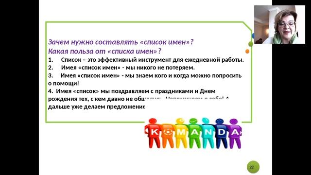 "Список имен" - быстрый старт.Ирина Тарасова.Diamond3000. смотреть онлайн