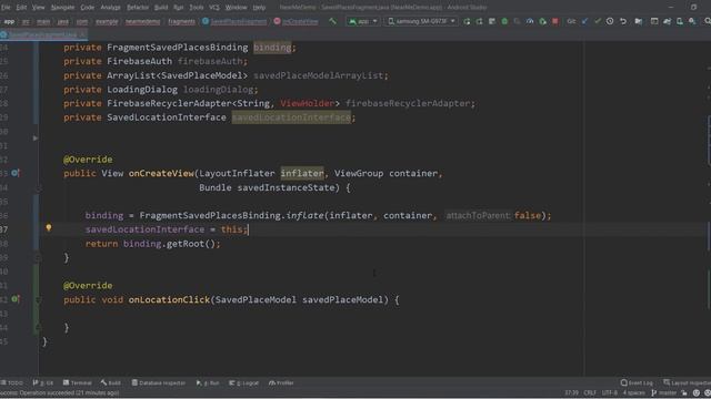 Near Me| Show User Saved Places Using Firebase Recycler Adapter in Android JAVA Part ( 15 ) смотреть онлайн