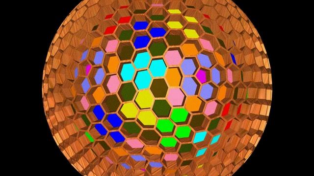 honeycomb structure Goldberg polyhedron(I n, m) & (I m, n) n=3 m=4,5,6 смотреть онлайн