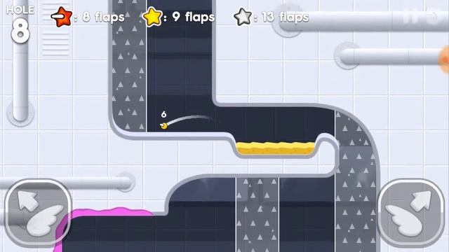 Flappy Golf 2 - Gravity Lab Hole 8 - 6 Flaps смотреть онлайн