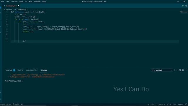 Quicksort Algorithm using Python | Yes I Can Do смотреть онлайн