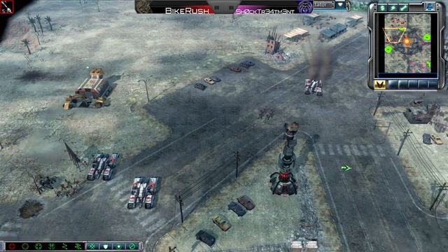 BikeRush[ST] vs Sh0ckTr34tm3nt[Scrin] - Smashed Dustbowl - Kane's Wrath(1.02+) смотреть онлайн