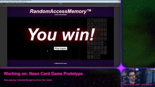 Neon Card Game Prototype #scifi #gamedev #unity смотреть онлайн