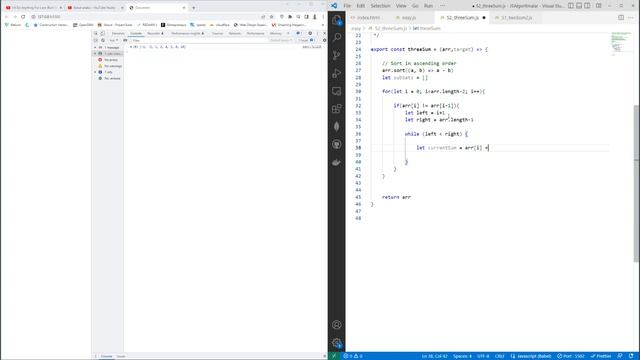 JavaScript İle Algoritmalar 52 - Three Sum / 3Sum CoderByte, Leetcode Technical Interview Question смотреть онлайн