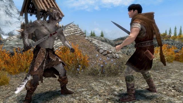 スカイリム 【イケメン達の空回り】を楽しむMOD従者紹介ｗ смотреть онлайн