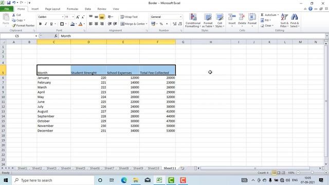 Excel - 6th Chapter | Font Formatting | Font Style | Bold | Italic | Font Color 2021 смотреть онлайн