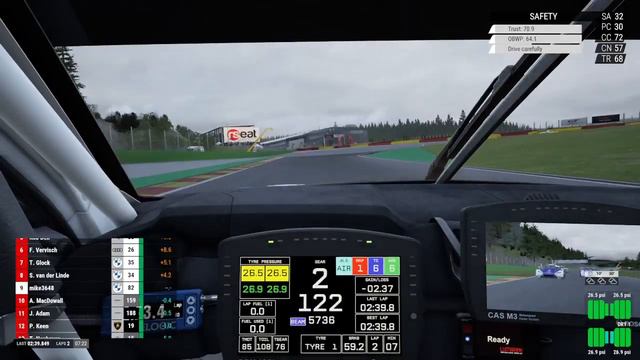 Assetto Corsa Competizione - DTM RACE AT SPA | BMW 2022 | XBOX SERIES X смотреть онлайн
