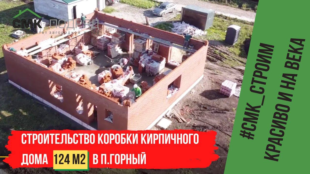 Строительство коробки дома в п. Горный. Строительство домов в Перми. Смотрите, как строят на века смотреть онлайн