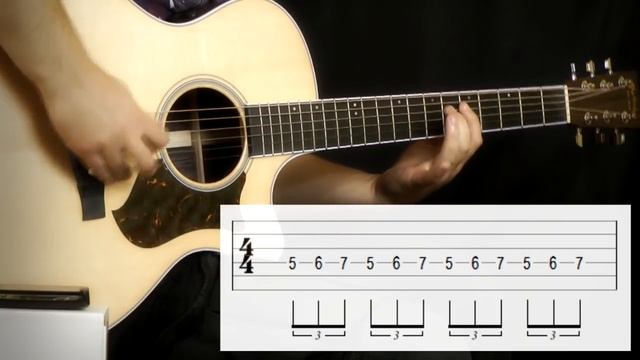 Триоли (Triplet) - Как читать табы