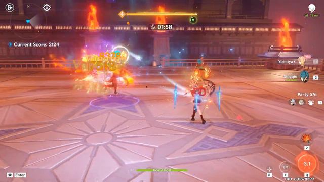 Delusion Childe! - Hyakunin ikki Arena 1 Platinum medal (RIP Hu Tao). смотреть онлайн