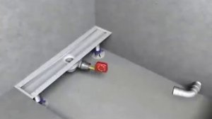 Монтаж душевого трапа у стены