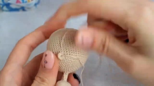 Амигуруми кукла. Как связать куклу. Уши. Crochet amigurumi doll смотреть онлайн