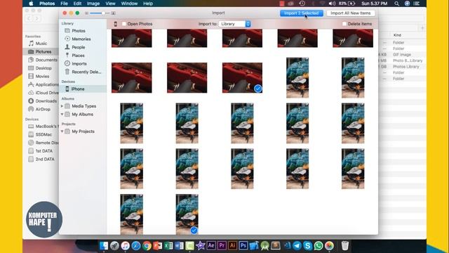 CARA MEMINDAHKAN FOTO IPHONE KE KOPUTER DI MACBOOK ATAU IMAC