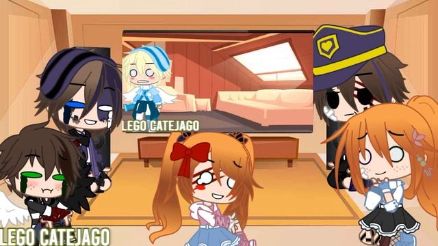 Aftons React to CC & Cassidy On Crack | FNAF AU | Gacha Club смотреть онлайн