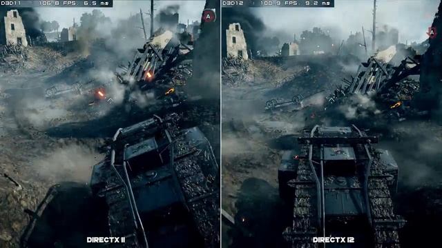 BATTLEFIELD 1 SP DirectX 12 vs DirectX 11 | GTX 1070 Frame Rate Comparison смотреть онлайн