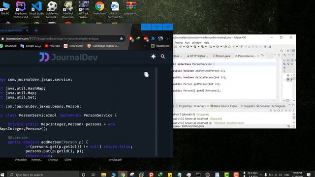 Java over Soap web services (Apache Tomcat) смотреть онлайн