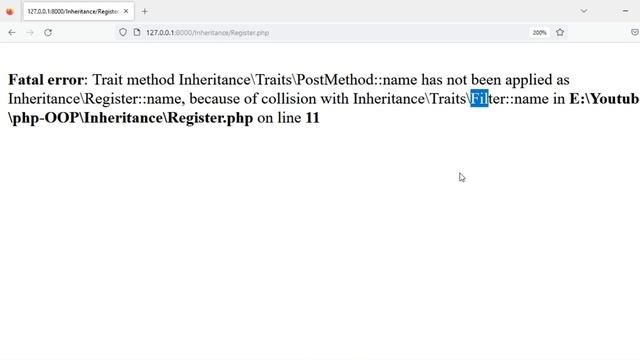 11 - php multi inheritance traits part2 смотреть онлайн