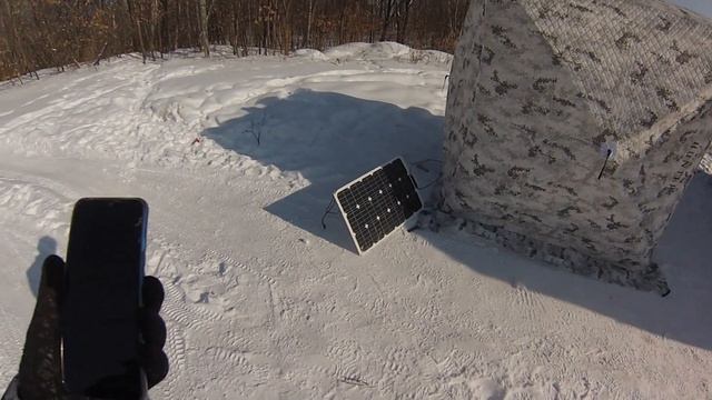 Тест трехслойной палатки Улов HUNTER c китайским 5 кВт феном смотреть онлайн