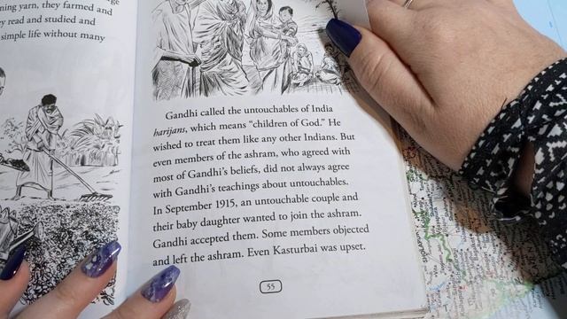 ASMR ~ Gandhi Biography ~ Fast Whisper Page Turning ~ Tingles for Sleep & Relaxation смотреть онлайн