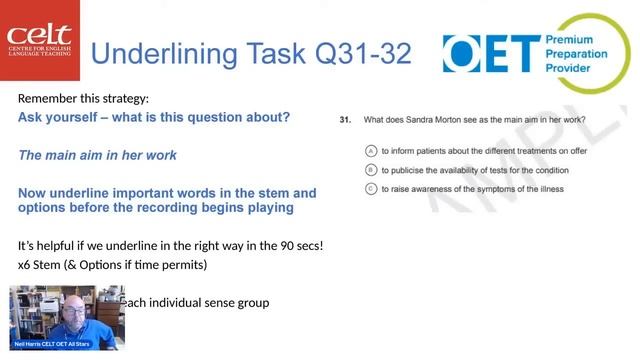 Live class with CELT: OET Listening Part C Step Through - How To Ace The Test смотреть онлайн