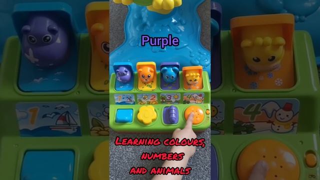 Learning colours, numbers and animals with pop up toys with Bowbow | #shorts смотреть онлайн