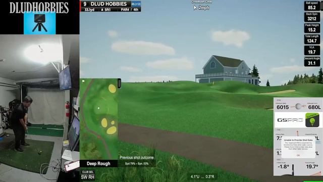 Crowbush Cove | Full 18 | Shots Only | #GSPRO | Garmin Approach R10