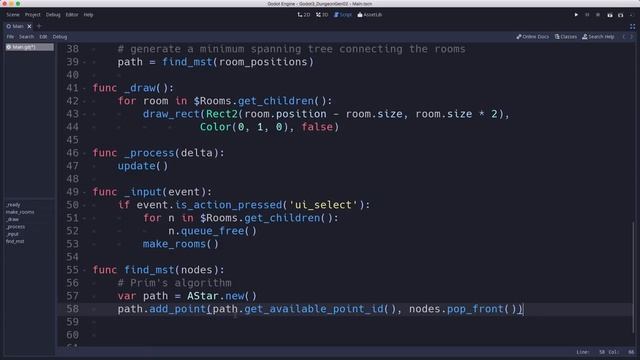 Procedural Generation in Godot: Dungeon Generation (part 2) смотреть онлайн