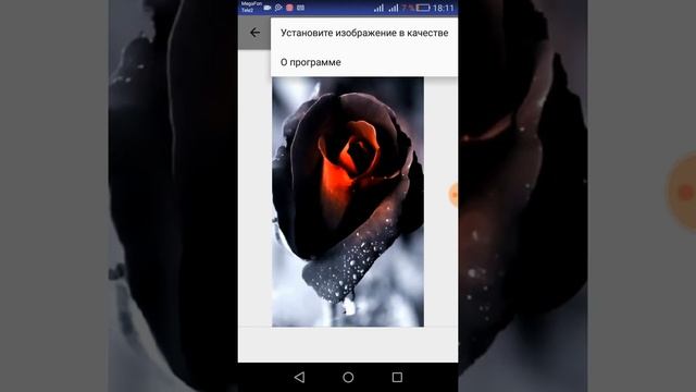 Какое приложение нужно использовать для установки чёрных обоев ? смотреть онлайн