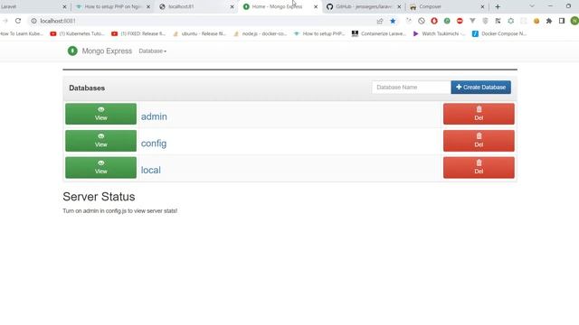 5.Dockerize laravel mongodb with nginx webserver, php-fpm, redis смотреть онлайн