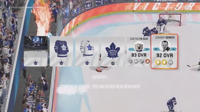 NHL 24 Режим NHL THREES Играем легендами и маскотами